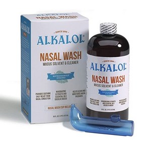 Alkalol 네츄럴 수딩 나살 워시 맨솔 473ml