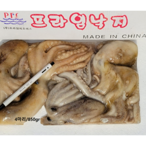 프라임 냉동활낙지 / 절단낙지, 1개, 통낙지 4마리(850g)