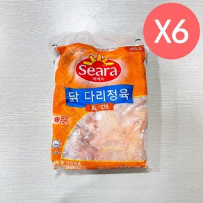 엔에이치푸드 HALAL 닭다리살 CHICKEN BONELESS LEGS 2kg, 6개