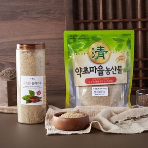 2024년산 국산 증안리약초마을 무공해 청정지역 고품격 100% 햇들깨가루500g, 500g, 1개