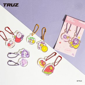 TRUZ 트루즈 TREASURE 트레저 미니니 아크릴 키링 키홀더 열쇠고리 캐릭터 고리 굿즈