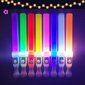 콘서트 LED 막대 응원봉/야광봉 파티 발표회 응원도구, 2.LED 막대 응원봉 빨간색