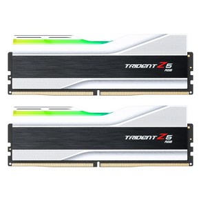 G.SKILL DDR5-5200 CL40 TRIDENT Z5 RGB J 실버 패키지 32GB(16Gx2), 2개