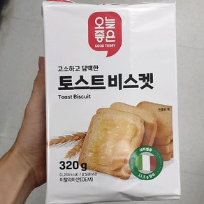 오늘좋은 토스트 비스켓, 1개, 320g