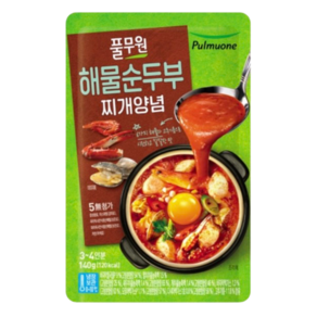 풀무원 해물순두부찌개양념 140g, 1개