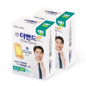 아텍스 뉴 더밴드 대용량 상처 쿠션밴드, 2개, 36개입