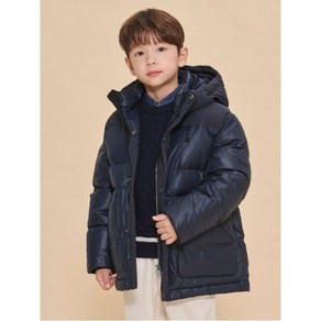 [빈폴키즈] [24FW 30%OFF]샤이니 덕다운 하프패딩 네이비 (BI4X38U01R)