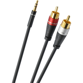 [Oehlbach] 오엘바흐 Performance AUDIO JACK RCA LINK (1m 2m) 3.5mm to 2RCA Y스테레오 케이블