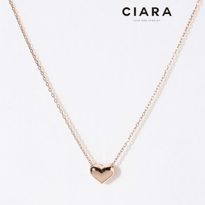 CIARA 14K Chiei 러브볼 포인트 심플 목걸이(GoldPlated)