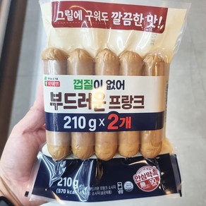 롯데 엔네이처 프랑크 소시지 210g x 2개