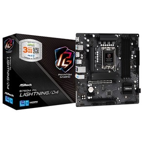 [ASRock] B760M PG LIGHTNING/D4 에즈윈 (인텔B760M/M-ATX)