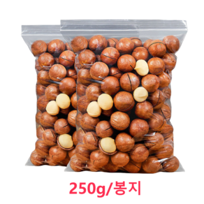 호주 다미아 250g/봉지 지름21.5-26mm 마카다미아250g*... 250g 1개, 마카다미아250g*1, 250g, 마카다미아250g*1