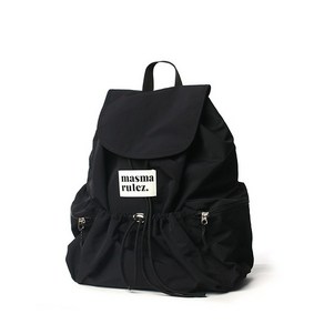 재입고 Masmaulez 마스마룰즈 스트링 플러스 백팩 플랩 블랙 backpack black 가방 책가방