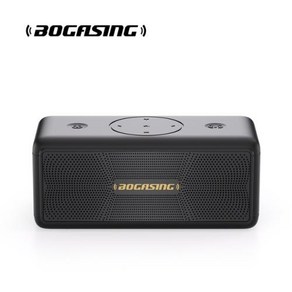 TV사운드바 블루투스 컴퓨터 BOGASING M5 스피커 40W 53 무선 360도 서라운드 IPX7 방수 30H 재생 시간 뮤직 박스 휴대용 강력한 인텐시브 베이스 HiFi 스테, 1) Black - BOGASING Official, 없음