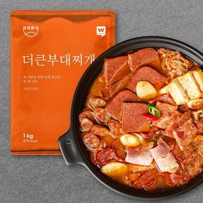 외갓집 [한인한식] 더큰 부대찌개 1kg X 4팩, 4개