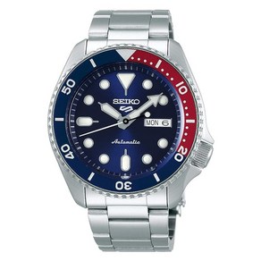 [세이코] SEIKO 5 SPORTS 자동 감기 메카니컬 유통 모델 손목시계 맨즈 세이코 파이브 스포츠 Sports SRPD53K1 블루 x 레드 펩시 칼라 (국내품번