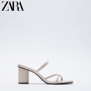 ZARA 자라 봄 신상품 여성화 스퀘어 힐 샌들