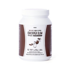 베지빈 칙피슬림 병아리콩 식물성 단백질 코코아맛 코코아라떼, 1개, 500g
