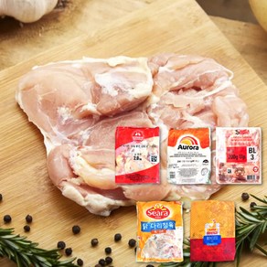 엔에이치푸드 HALAL 닭다리살 CHICKEN BONELESS LEGS 2kg, 6개