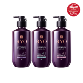 려 자양윤모 탈모증상케어 샴푸 400ml 2개 지성 중건성 민감성 아모레퍼시픽 / Ryo Hair Loss Expert Care Shampoo