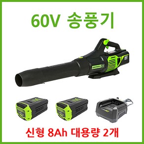 그린웍스 60v 충전브로워 블로워 충전 송풍기 무선 낙엽청소기