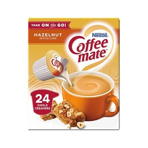 Nestle Coffee mate 헤이즐넛 리퀴드 커피 크리머 싱글