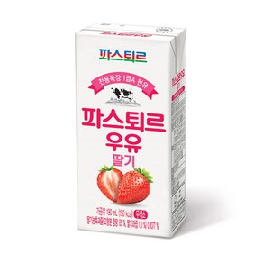 파스퇴르 딸기우유, 190ml, 24개