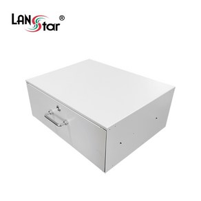 LANstar 허브랙 슬라이드 서랍장 4U 아이보리 LS-4UID