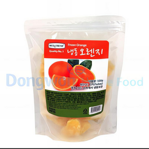 냉동오렌지 대정 슬라이스 탈피 500G, 1개, 단품