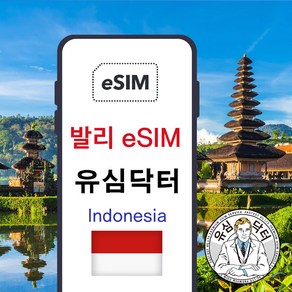 발리 이심 인도네시아 eSIM 데이터 텔콤셀, (eSIM) 매일 2GB + 저속무제한, 7일, 1개