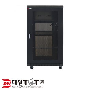 대원 타공문 허브랙 20U H1000xD600xW600 통신랙 DW-H1000T, 택배 o 퀵 착불, 1개