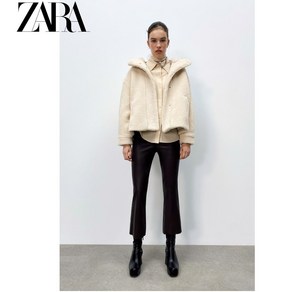 ZARA 자라 에코 시어링 후드 뽀글이 자켓