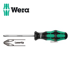 [WERA] 베라 십자드라이버 베라 드라이버 레이저팁 350-PH2x200mm (008725), 1개