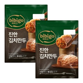 비비고 수제 진한 김치만두, 1.6kg, 2개