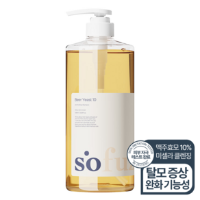 소퍼즈 맥주효모 10 샴푸 시트러스 향, 1개, 1000ml