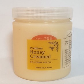 유럽식 크림꿀 600g 국내산 100% 야생화향 벌꿀 Koean famme Ceamed Honey, 1개, 자연사양혼합맛