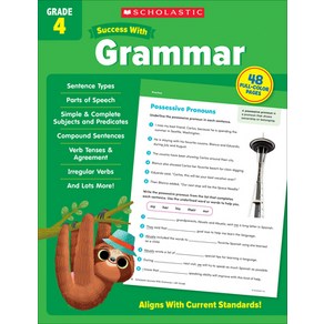 (영문도서) Scholastic Success with Grammar Grade 4 Paperback