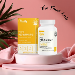 바로나 맥주효모 비오틴 500mg 탈모 머리숱 흰머리영양 두피관리 더 푸드랩, 3개, 360정