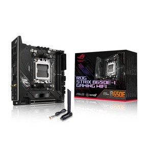 ASUS AMD Socket AM5 B650E Mini-ITX ROG STRIX B650E-I GAMING 대응 칩셋 마더보드 WIFI국내