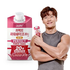 칼로바이 퍼펙트 파워쉐이크 20G 딸기맛 김종국 프로틴 음료 마시는 단백질 드링크