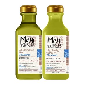 Maui Moistue 마우이 모이스쳐 아마씨 샴푸 트리트먼 세트 385ml, 1개