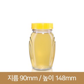 [유리병][일반PP마개]대봉꿀병 600g(A), 1개, 1개