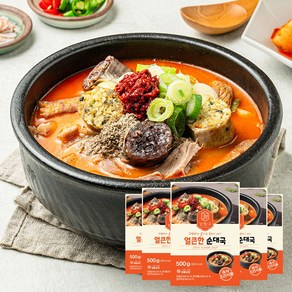 창구식품 얼큰한순대국x5봉