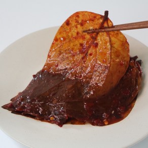 [여우마을] 경상도 별미 노랑콩잎 단풍콩잎 장아찌, 1개, 1kg