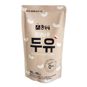 총각네 흰강낭콩 두유190ml, 190ml, 1개