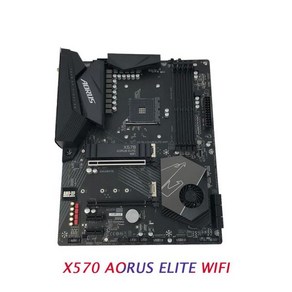 기가바이트 X570 AORUS ELITE WIFI DIY 마더보드 AM4 4 × DDR4 128GB ATX 데스크탑 메인보드, 01 CHINA, 01 마더 보드, 1개