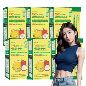 유기농 애사비 스틱 1일1레몬 nfc 레몬즙 애플사이다비니거 원액, 6박스, 350g