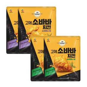 고메 소바바 치킨 소이허니 윙 300G x 2개 + 봉 300G x2개, 1세트