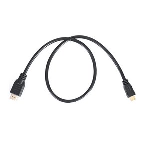 호루스벤누 Mini HDMI to HDMI 모니터용 케이블 0.6M, 1개