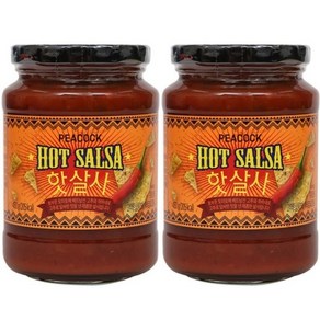 peacock 토마토에 베트남산 고추와 하바네로 고추가 만난 핫살사 소스 450g hot salsa, 900g, 2개